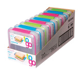 Sistema 15.2 oz Clear Sandwich Box 1 pk, Pack of 9