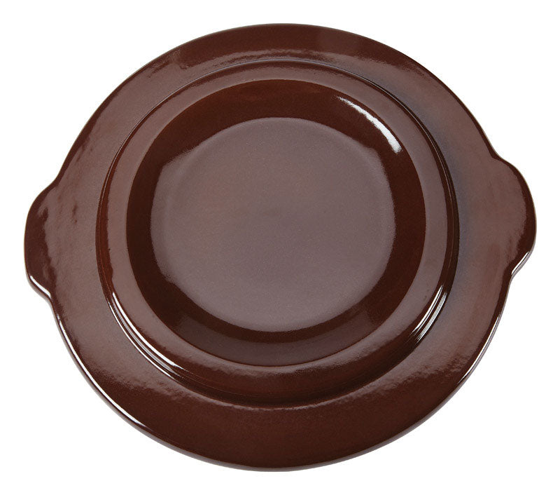 Ohio Stoneware Wide Mouth Crock Cover 3 gal 1 pk, Pack of 2
