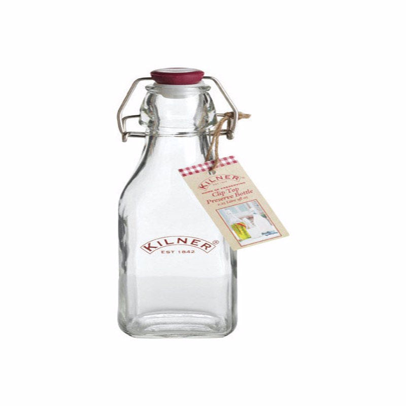 Kilner 8.45 oz Clear Preserver Bottle, Pack of 4
