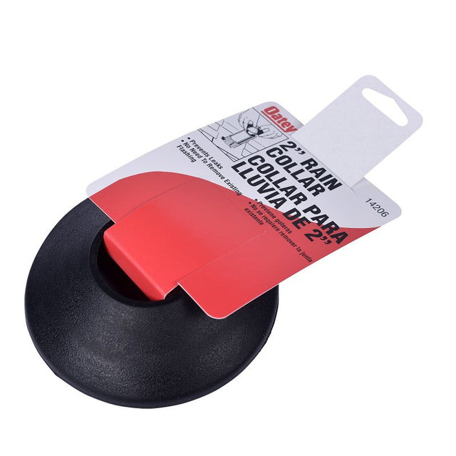 Oatey 14206 Base Roof Flashing, 2 in Vent Hole, Rubber