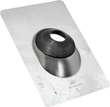 Hercules No-Calk Series 11841 Roof Flashing, 12-1/2 in OAL, Galvanized Steel, 9 in OAW, Pack of 6