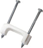 Gardner Bender PS-50 Cable Staple, 1/2 in W Crown, 1-1/4 in L Leg, Plastic/Polyethylene