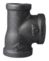 ProSource B130R25X20X25 Pipe Tee, 1 x 1 x 3/4 in, Threaded, Malleable Iron, SCH 40 Schedule, 300 PSI Pressure