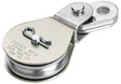 Deuer DB-20E Cable Block, Swivel Eye, 1/4 in Rope, 480 lb Working Load, Zinc