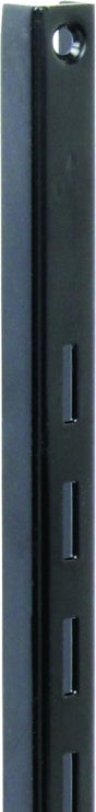 Knape & Vogt 80 Series 80 BLK 24 Shelf Standard, 320 lb, 16 ga Thick Material, 5/8 in W, 24 in H, Steel