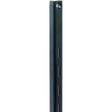 Knape & Vogt 80 80 BLK 24 Series Shelf Standard, Black, 320 lb, 16 ga Thick Material, 5/8 in W, 24 in H, Steel