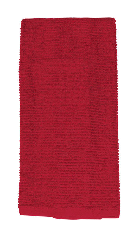 Ritz Royale Paprika Cotton Solid Kitchen Towel 1 pk, Pack of 3