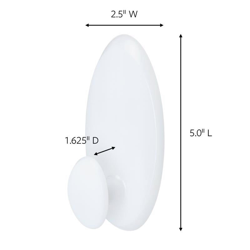 3M Command Large Plastic Caddy Hanger 5 in. L 1 pk