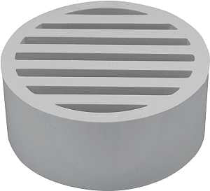 Canplas 193864 Floor Strainer, 4 in, Spigot, PVC Body, White