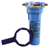 Omnifilter OMF1S-S1-S24 Filtration System, 2000 gal, 1 gpm, 1-Stage