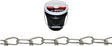 Campbell 075-2023N Double Loop Chain, #2/0, 350 ft L, 255 lb Working Load, Carbon Steel, Zinc