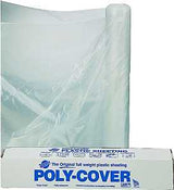 Orgill Poly 4X16-C Poly Film, 100 ft L, 16 ft W, Clear
