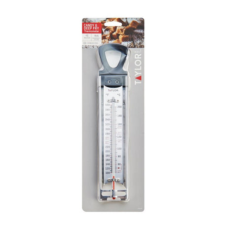 Taylor 5983N Candy/Deep Fry Thermometer, 100 to 400 deg F, Analog Display
