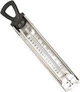 Taylor 5983N Candy/Deep Fry Thermometer, 100 to 400 deg F, Analog Display