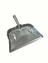 Fulton 182G-20PK Open Dustpan, 7-1/2 in L, 12-3/4 in W, Steel, Silver, Galvanized