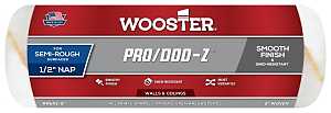 Wooster RR643-9 Roller Cover, White, 1/2 in Thick Nap, 9 in L