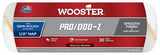 Wooster RR643-9 Roller Cover, White, 1/2 in Thick Nap, 9 in L