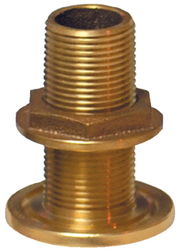 Groco TH Bronze Standard Length Thru-Hull With Nut, NPS Thread