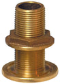 Groco TH Bronze Standard Length Thru-Hull With Nut, NPS Thread