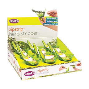 Chef'n Zipstrip Green Plastic Herb Stripper, Pack of 9