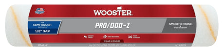 Wooster RR643-14 Roller Cover, White, 1/2 in Thick Nap, 14 in L