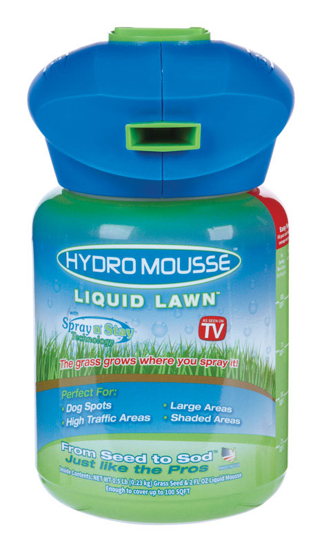 Hydro Mousse Liquid Lawn Fine Fescue Grass Full Sun Grass Seed 0.5 lb