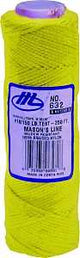 Marshalltown 632 Mason Line, 250 ft L, Nylon, Fluorescent Yellow