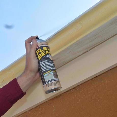 Flex Seal Family of Products Flex Seal Almond Rubber Spray Sealant 14 oz, Pack of 6