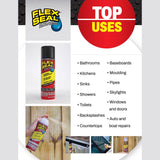 Flex Seal Family of Products Flex Seal Red Rubber Spray Sealant 14 oz, Pack of 6