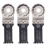 Fein StarlockPlus 1-1/8 in. X 1-1/8 in. L Bi-Metal E-Cut Universal Saw Blade 3 pk