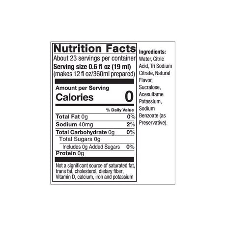 SodaStream Diet Lemon Lime Soda Mix 14.8 oz 1 pk