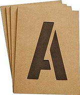 Hy-Ko ST-2 Number and Letter Stencil, Stencil, Includes: Numbers 0 thru 9, A thru Z, Symbols Period, Hyphen