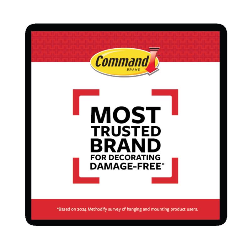 3M Command Medium Plastic Wire Hooks 2.17 in. L 2 pk