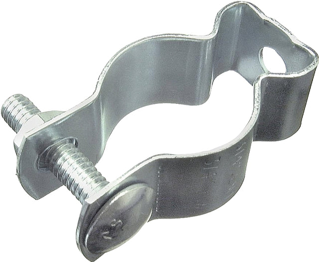 Halex 67825 Conduit Hanger with Bolt and Nut, #2-1/2, Steel, Zinc-Plated, Pack of 15
