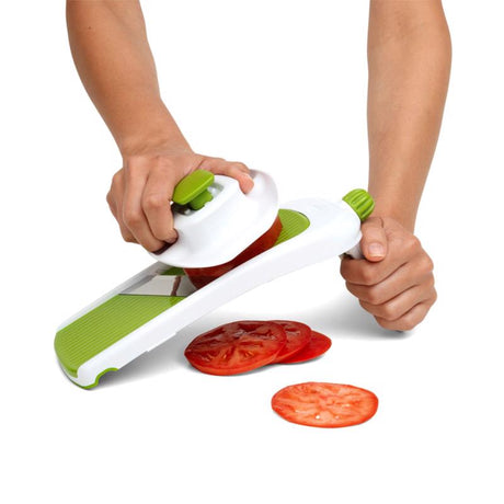Chef'n SleekSlice Green/White Plastic/Stainless Steel Collapsible Mandoline