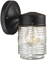 Boston Harbor W15BK01-33883L Outdoor Lantern, 120 V, 60 W, CFL Lamp, Steel Fixture, Black, Black Fixture