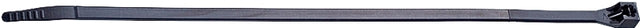 Gardner Bender 47-127UVB Cable Tie, 6 in Max Bundle Dia, Latch Locking, Nylon, UV Black