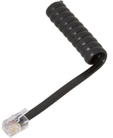 Zenith TH1025B Telephone Cord, Black Sheath, 25 ft L