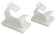 Gardner Bender GKK-1575 Adjustable Ratcheting Cable Holder, Clamping Range: 3/4 in, Nylon/Plastic, White, Adhesive