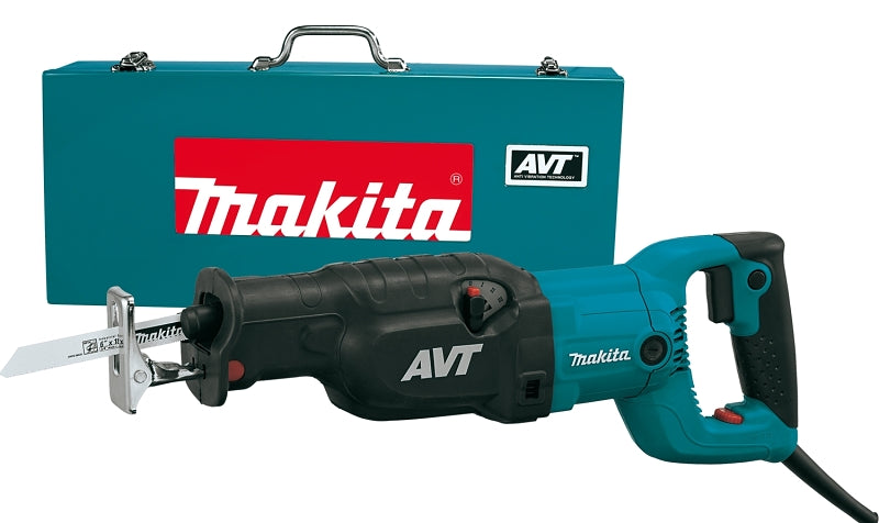 Makita JR3070CT Reciprocating Saw, 15 A, 5-1/8 to 10 in Cutting Capacity, 1-1/4 in L Stroke, 2800 spm