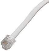 Zenith TL1012W Telephone Cord, White Sheath, 12 ft L