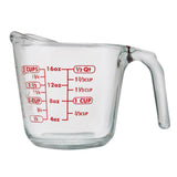 Anchor Hocking 2 cups Glass Clear/Red Measuring Cup, Pack of 4