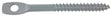 Toolpro 5010 Series Eye Lag Screw, 3 in L Dimensions, Carbon Steel, Zinc