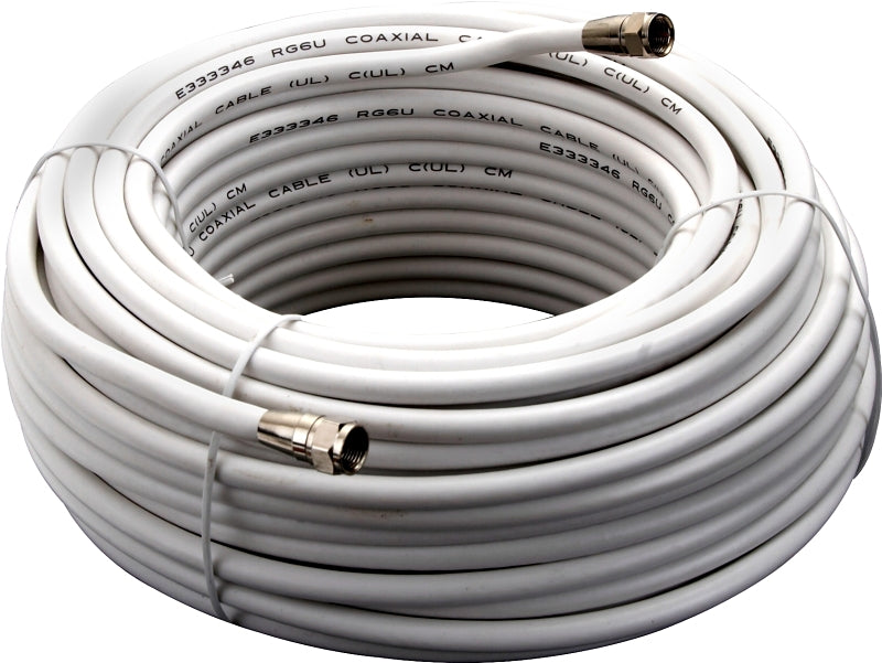 Zenith VG110006W RG6 Coaxial Cable, F-Type, F-Type