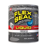 Flex Seal Family of Products Flex Seal Clear Liquid Rubber Sealant Coating 32 fl. oz., Pack of 6