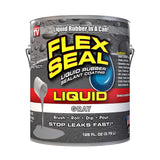 Flex Seal Family of Products Flex Seal Gray Liquid Rubber Sealant Coating 128 fl. oz., Pack of 2