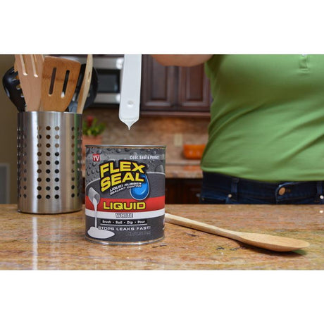 Flex Seal Family of Products Flex Seal Gray Liquid Rubber Sealant Coating 128 fl. oz., Pack of 2