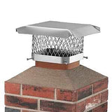 Shelter SCSS99 Chimney Cap, Stainless Steel, Fits Duct Size: 7-1/2 x 7-1/2 to 9-1/2 x 9-1/2 in