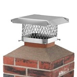 Shelter SCSS99 Chimney Cap, Stainless Steel, Fits Duct Size: 7-1/2 x 7-1/2 to 9-1/2 x 9-1/2 in
