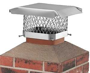 Shelter SCSS913 Chimney Cap, Stainless Steel, Fits Duct Size: 7-1/2 x 11-1/2 to 9-1/2 x 13-1/2 in